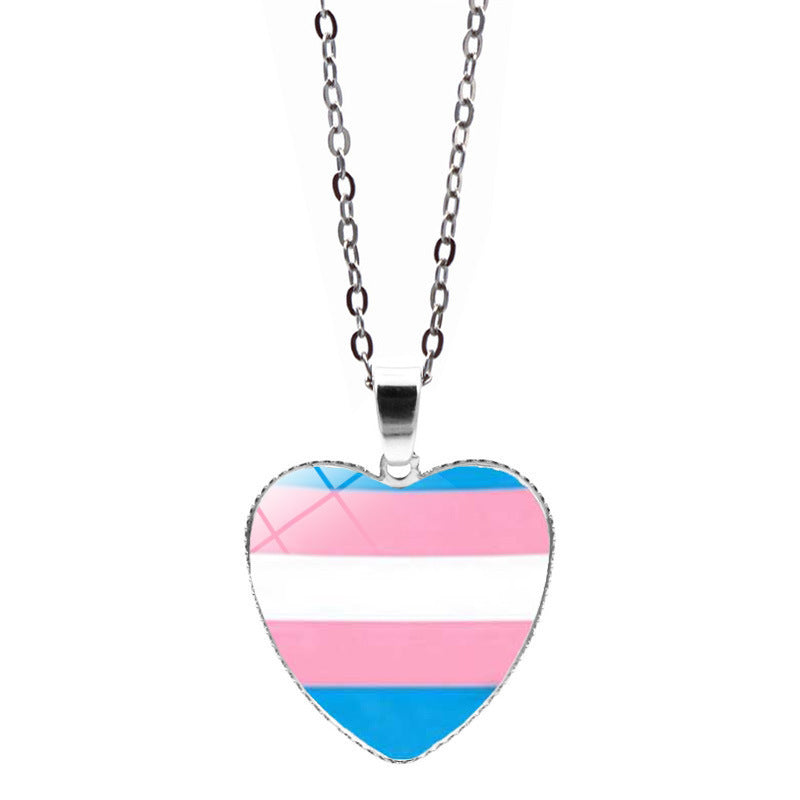 Love pendant sweater chain